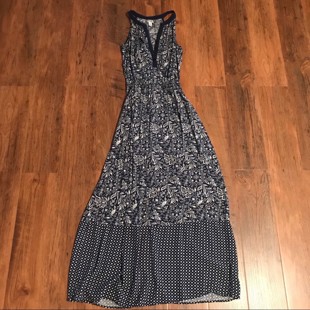 Bandana or Patterned Floral Maxi Dress